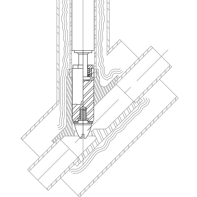 engineering drawing of a valve plug designed for characterized liquid flow