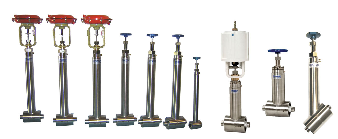 cryogenic-valve-grouping standard cryogenic valves
