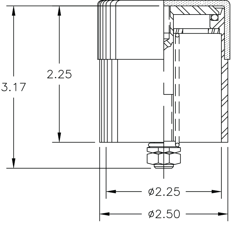 vacuum seal-off valve for large vacuum systems